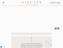 Tablet Screenshot of nine-ten.com